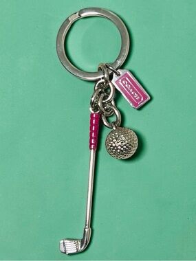 COACH Golf Key Ring/Bag Charm